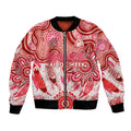 Personalised Swans NAIDOC Week 2024 Bomber Jacket Aussie Aboriginal Art