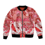 Personalised Swans NAIDOC Week 2024 Bomber Jacket Aussie Aboriginal Art