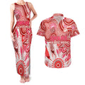 Personalised Swans NAIDOC Week 2024 Couples Matching Tank Maxi Dress and Hawaiian Shirt Aussie Aboriginal Art