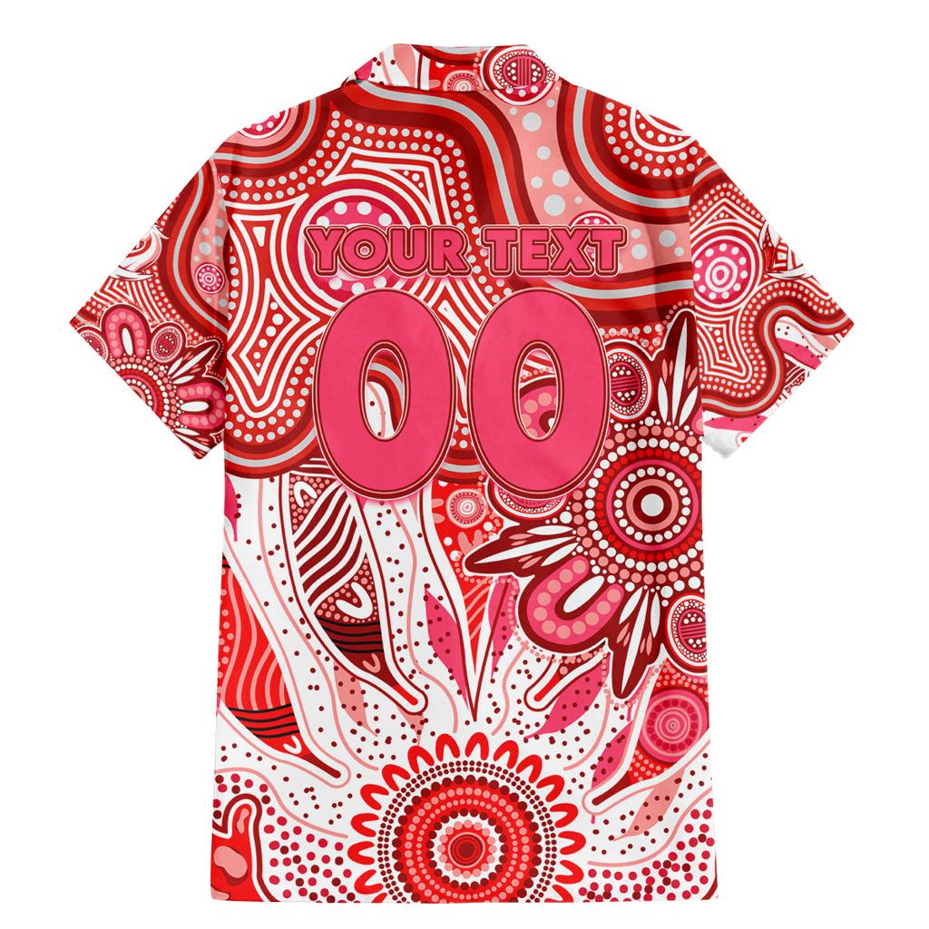 Personalised Swans NAIDOC Week 2024 Family Matching Mermaid Dress and Hawaiian Shirt Aussie Aboriginal Art