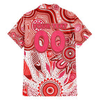 Personalised Swans NAIDOC Week 2024 Family Matching Short Sleeve Bodycon Dress and Hawaiian Shirt Aussie Aboriginal Art