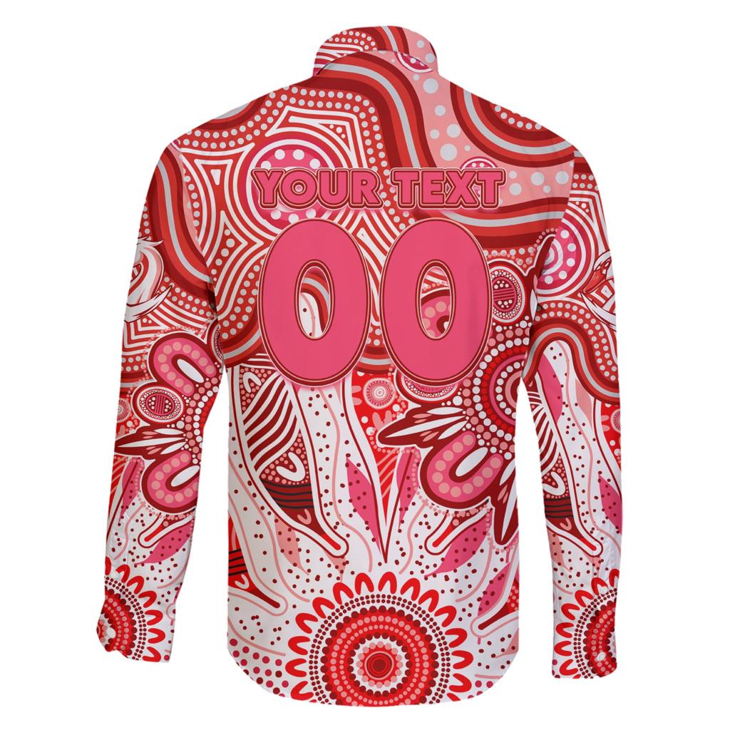 Personalised Swans NAIDOC Week 2024 Family Matching Short Sleeve Bodycon Dress and Hawaiian Shirt Aussie Aboriginal Art