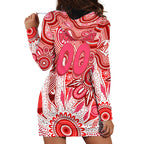 Personalised Swans NAIDOC Week 2024 Hoodie Dress Aussie Aboriginal Art