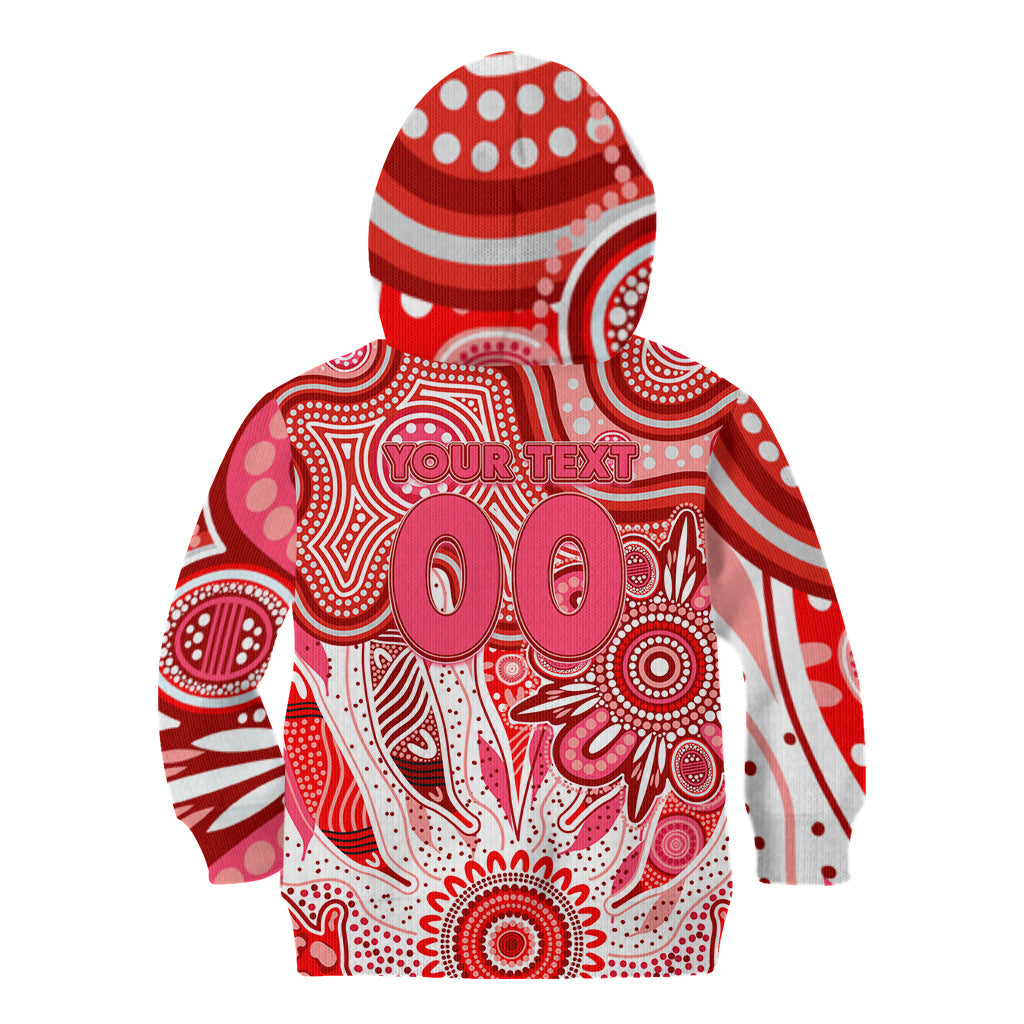 Personalised Swans NAIDOC Week 2024 Kid Hoodie Aussie Aboriginal Art