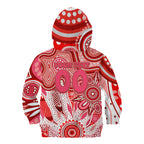 Personalised Swans NAIDOC Week 2024 Kid Hoodie Aussie Aboriginal Art