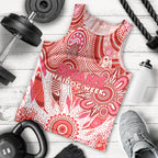 Personalised Swans NAIDOC Week 2024 Men Tank Top Aussie Aboriginal Art