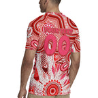 Personalised Swans NAIDOC Week 2024 Rugby Jersey Aussie Aboriginal Art