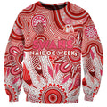 Personalised Swans NAIDOC Week 2024 Sweatshirt Aussie Aboriginal Art