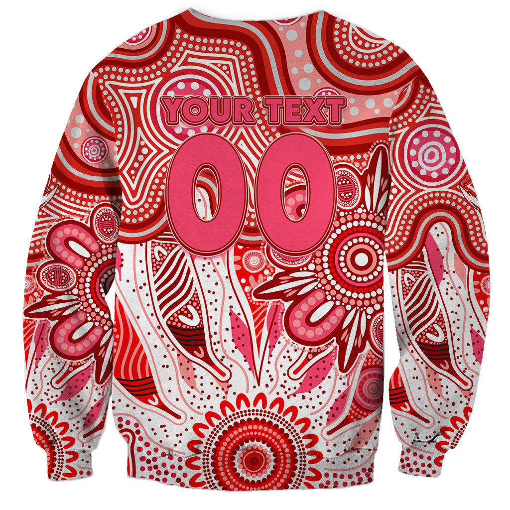 Personalised Swans NAIDOC Week 2024 Sweatshirt Aussie Aboriginal Art
