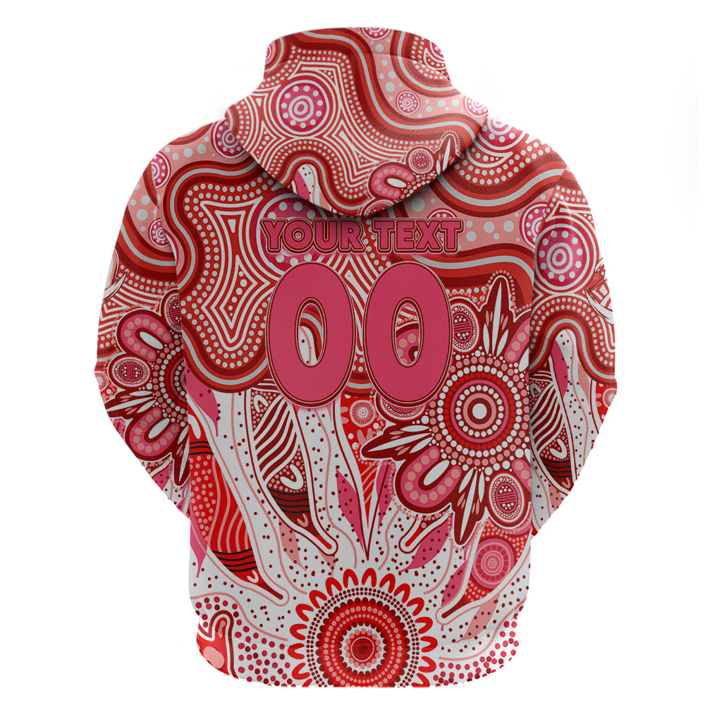 Personalised Swans NAIDOC Week 2024 Zip Hoodie Aussie Aboriginal Art