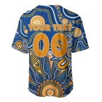 Personalised Eagles NAIDOC Week 2024 Baseball Jersey Aussie Aboriginal Art