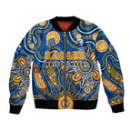 Personalised Eagles NAIDOC Week 2024 Bomber Jacket Aussie Aboriginal Art
