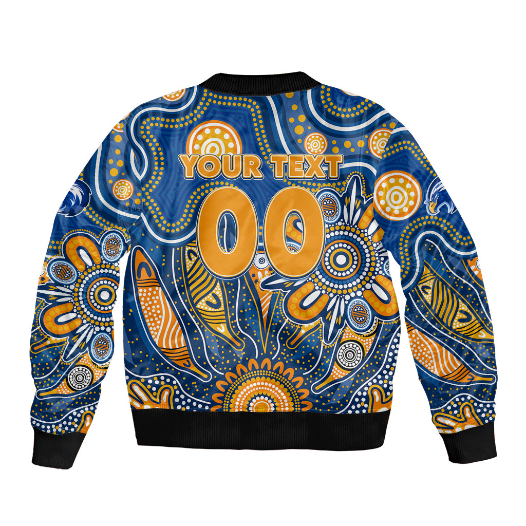 Personalised Eagles NAIDOC Week 2024 Bomber Jacket Aussie Aboriginal Art