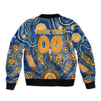 Personalised Eagles NAIDOC Week 2024 Bomber Jacket Aussie Aboriginal Art