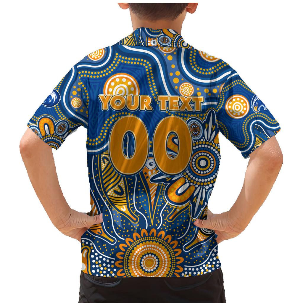 Personalised Eagles NAIDOC Week 2024 Family Matching Mermaid Dress and Hawaiian Shirt Aussie Aboriginal Art