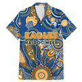 Personalised Eagles NAIDOC Week 2024 Family Matching Mermaid Dress and Hawaiian Shirt Aussie Aboriginal Art