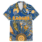 Personalised Eagles NAIDOC Week 2024 Family Matching Mermaid Dress and Hawaiian Shirt Aussie Aboriginal Art