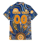 Personalised Eagles NAIDOC Week 2024 Family Matching Mermaid Dress and Hawaiian Shirt Aussie Aboriginal Art