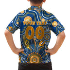 Personalised Eagles NAIDOC Week 2024 Family Matching Puletasi and Hawaiian Shirt Aussie Aboriginal Art