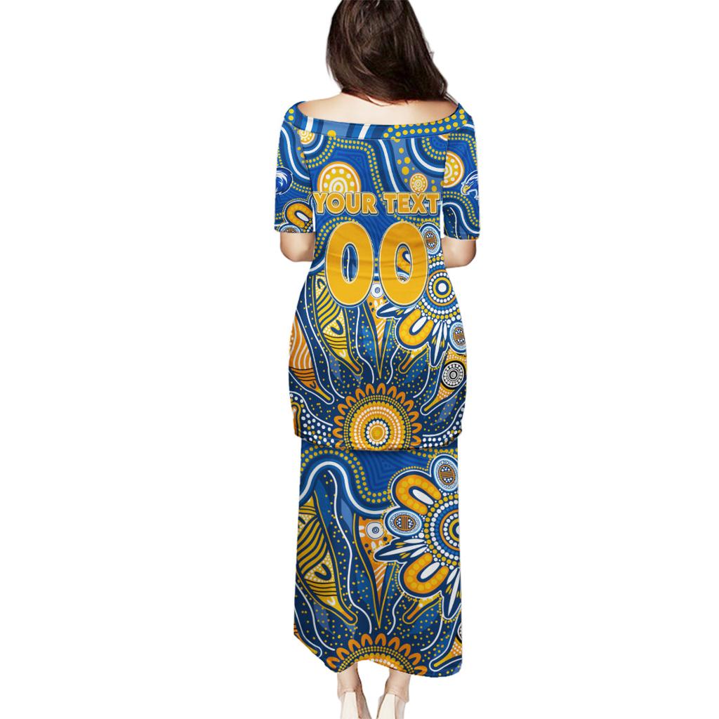 Personalised Eagles NAIDOC Week 2024 Family Matching Puletasi and Hawaiian Shirt Aussie Aboriginal Art