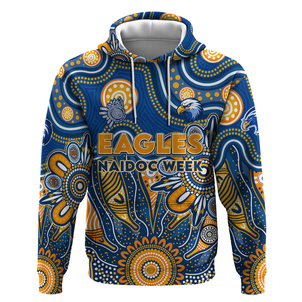 Personalised Eagles NAIDOC Week 2024 Hoodie Aussie Aboriginal Art