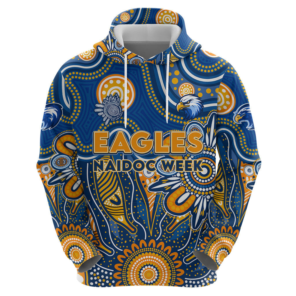 Personalised Eagles NAIDOC Week 2024 Hoodie Aussie Aboriginal Art