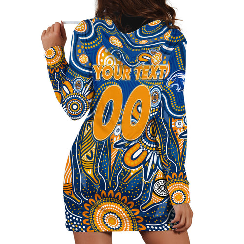 Personalised Eagles NAIDOC Week 2024 Hoodie Dress Aussie Aboriginal Art