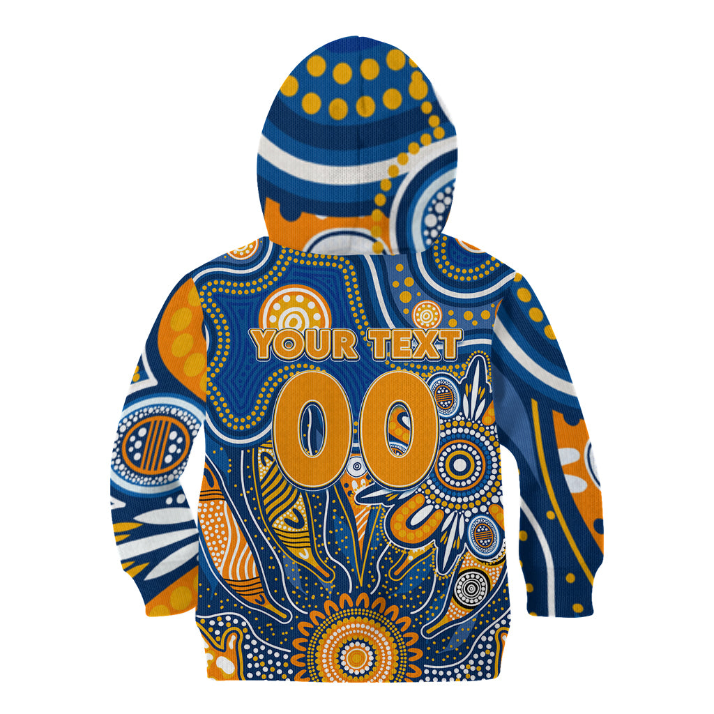 Personalised Eagles NAIDOC Week 2024 Kid Hoodie Aussie Aboriginal Art