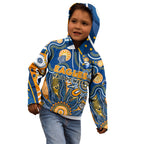 Personalised Eagles NAIDOC Week 2024 Kid Hoodie Aussie Aboriginal Art