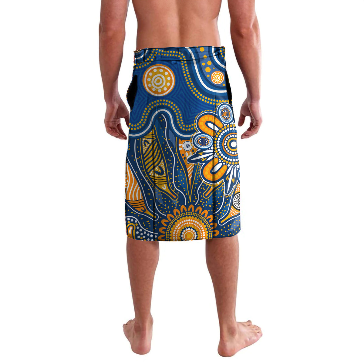Personalised Eagles NAIDOC Week 2024 Lavalava Aussie Aboriginal Art
