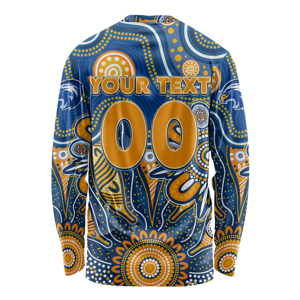 Personalised Eagles NAIDOC Week 2024 Long Sleeve Shirt Aussie Aboriginal Art