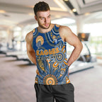 Personalised Eagles NAIDOC Week 2024 Men Tank Top Aussie Aboriginal Art
