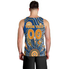 Personalised Eagles NAIDOC Week 2024 Men Tank Top Aussie Aboriginal Art