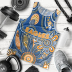 Personalised Eagles NAIDOC Week 2024 Men Tank Top Aussie Aboriginal Art