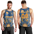 Personalised Eagles NAIDOC Week 2024 Men Tank Top Aussie Aboriginal Art
