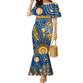 Personalised Eagles NAIDOC Week 2024 Mermaid Dress Aussie Aboriginal Art