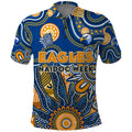 Personalised Eagles NAIDOC Week 2024 Polo Shirt Aussie Aboriginal Art
