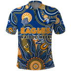 Personalised Eagles NAIDOC Week 2024 Polo Shirt Aussie Aboriginal Art
