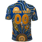 Personalised Eagles NAIDOC Week 2024 Polo Shirt Aussie Aboriginal Art