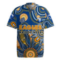 Personalised Eagles NAIDOC Week 2024 Rugby Jersey Aussie Aboriginal Art