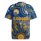 Personalised Eagles NAIDOC Week 2024 Rugby Jersey Aussie Aboriginal Art