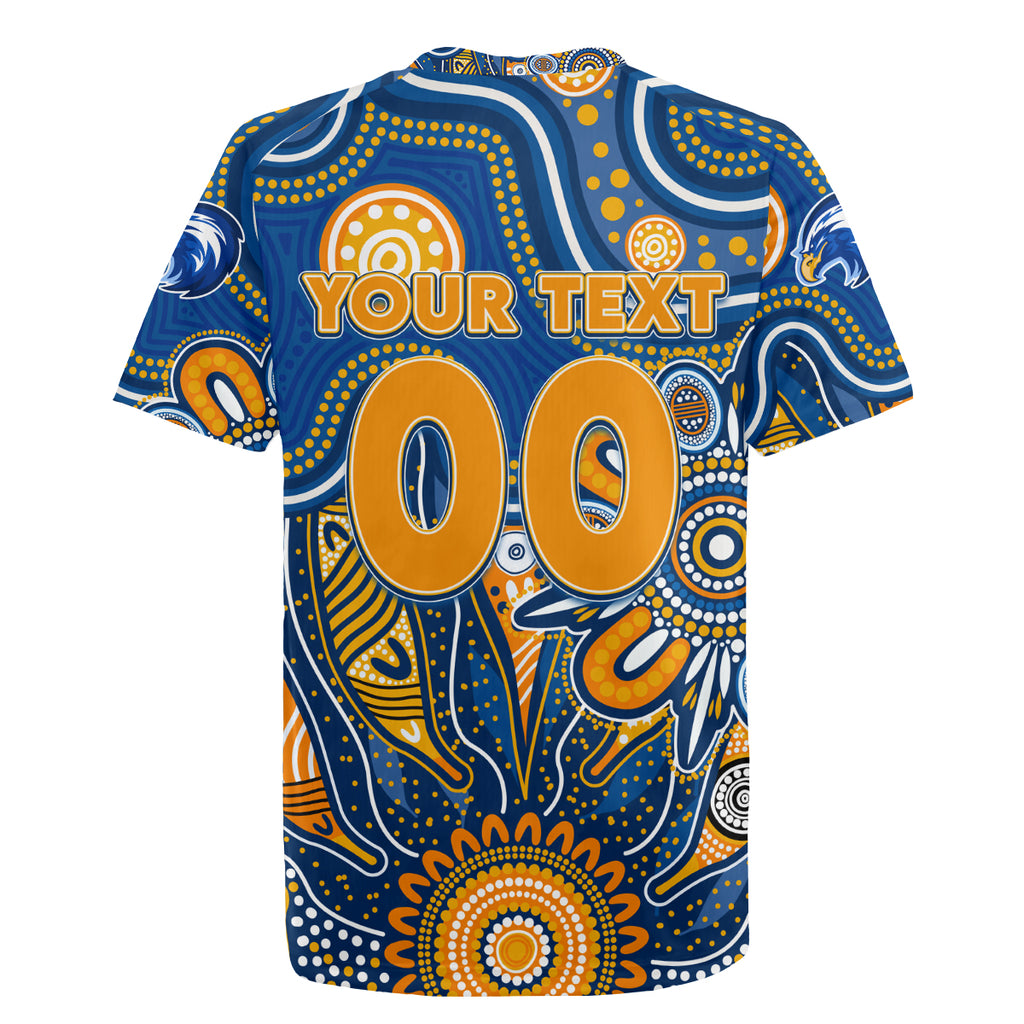 Personalised Eagles NAIDOC Week 2024 Rugby Jersey Aussie Aboriginal Art