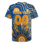 Personalised Eagles NAIDOC Week 2024 Rugby Jersey Aussie Aboriginal Art