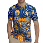 Personalised Eagles NAIDOC Week 2024 Rugby Jersey Aussie Aboriginal Art