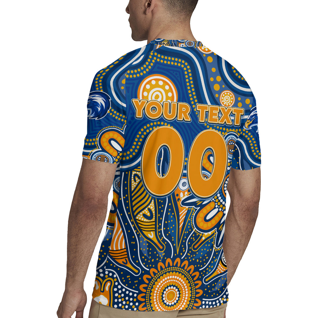Personalised Eagles NAIDOC Week 2024 Rugby Jersey Aussie Aboriginal Art