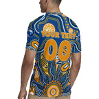 Personalised Eagles NAIDOC Week 2024 Rugby Jersey Aussie Aboriginal Art