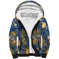 Personalised Eagles NAIDOC Week 2024 Sherpa Hoodie Aussie Aboriginal Art