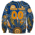 Personalised Eagles NAIDOC Week 2024 Sweatshirt Aussie Aboriginal Art