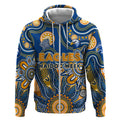 Personalised Eagles NAIDOC Week 2024 Zip Hoodie Aussie Aboriginal Art