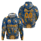 Personalised Eagles NAIDOC Week 2024 Zip Hoodie Aussie Aboriginal Art